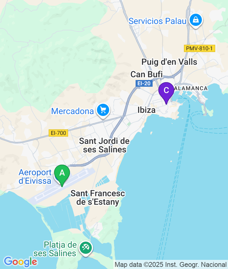 Ibiza Available Airport Options